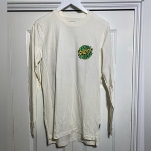 Ghost Lifestyle green long sleeve tee shirt size small